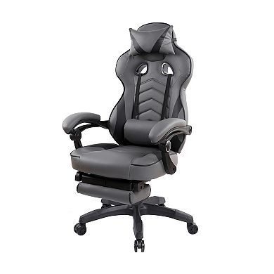 Techni Mobili Gaming Racing Style Fully Reclining Executive Office Chair