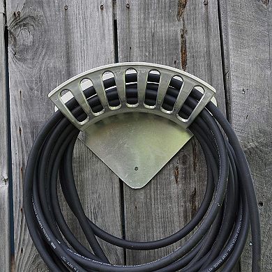 Kings County Tools Wall-Mounted Outdoor Hose Holder for 200-foot 1/2-in. Hose