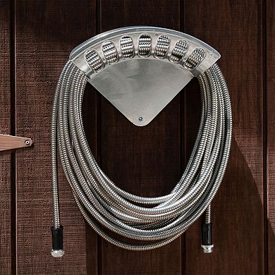 Kings County Tools Wall-Mounted Outdoor Hose Holder for 100-foot 1/2-in. Hose
