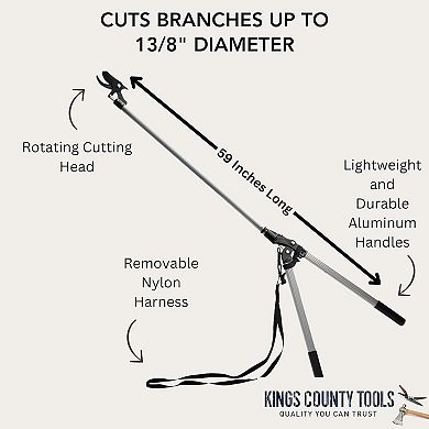 Kings County Tools Rotating Head Long Reach Tree Pruner