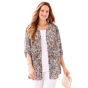 Catherines Women's Plus Size Breezeway Georgette Blouse