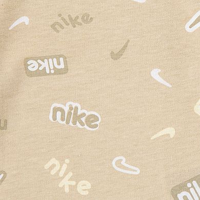 Baby Boys Nike All-Over Print Bodysuit & Pants 2-Piece Set