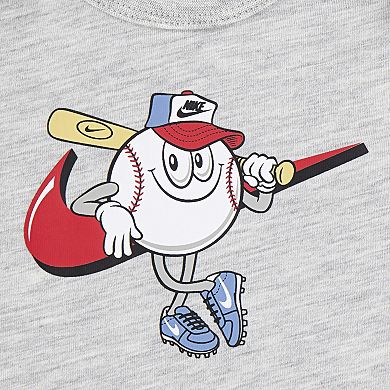 Baby Boys Nike Nikemoji Baseball Bodysuit and Pants 2-Piece Set
