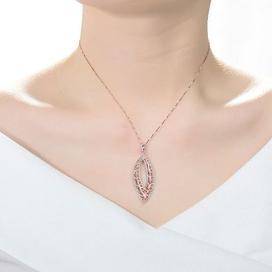 Sterling Silver Two-Tone Pendant Necklace