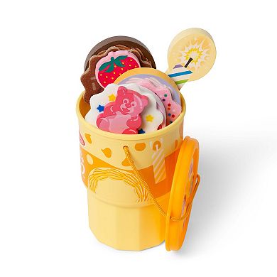 Melissa & Doug Play to Go Cake and Cookies Play Food Travel Toy in Cup with Fidget Toy Lid