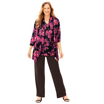 Catherines Women's Plus Size Anywear Cascade Jacket