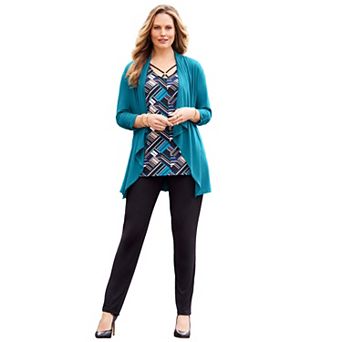Catherines Women's Plus Size Anywear Cascade Jacket