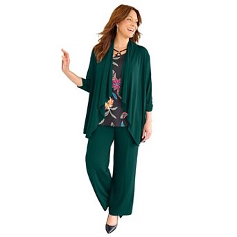 Catherines Women's Plus Size Anywear Cascade Jacket