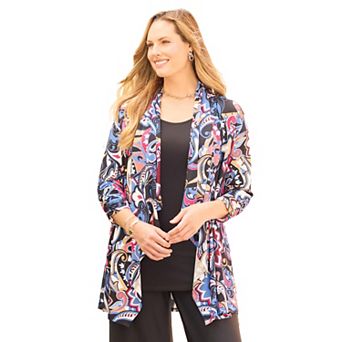 Catherines Women's Plus Size Anywear Cascade Jacket