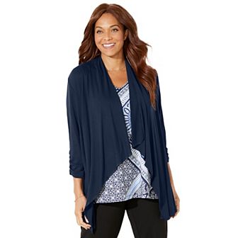 Catherines Women's Plus Size Anywear Cascade Jacket