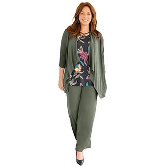 Catherines Women's Plus Size Anywear Cascade Jacket
