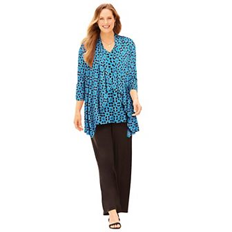 Catherines Women's Plus Size Anywear Cascade Jacket