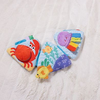 Melissa & Doug Ocean Tummy Time Triangle Infant Baby Toy