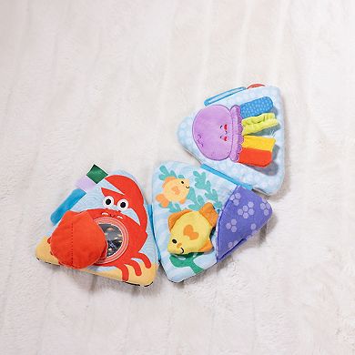Melissa & Doug Ocean Tummy Time Triangle Infant Baby Toy