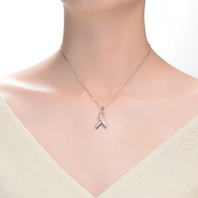 18k Rose Gold over Sterling Silver Loop Necklace