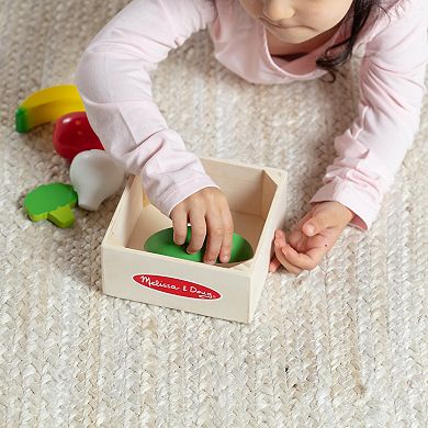 Melissa & Doug Food Groups Wooden Play Food Produce Set With Crate
