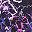 Purple Brushed Floral