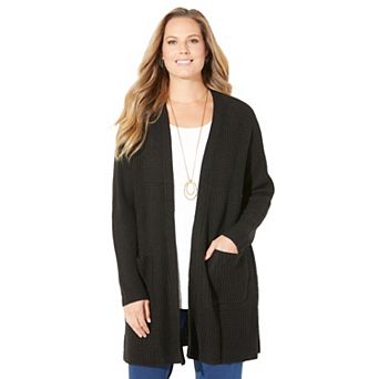 Catherines Women's Plus Size Daydream Waffle Knit Sweater