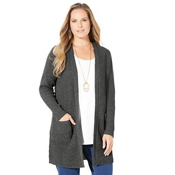 Catherines Women's Plus Size Daydream Waffle Knit Sweater