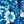 Blue Floral Overlay