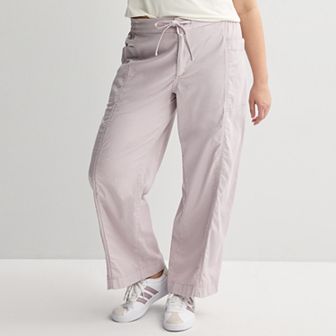 Plus Size SO® Mid-Rise Pull-On Utility Pants