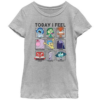 Disney / Pixar's Inside Out 2 Today I Feel Girls 7-16 Graphic Tee