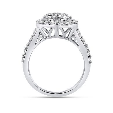 Ethique Sterling Silver 1 Carat T.W. Lab-Grown Diamond Heart Ring