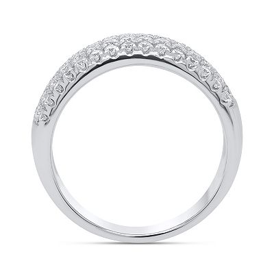 Ethique Sterling Silver 1 Carat T.W. Lab Grown Diamond Dome Ring