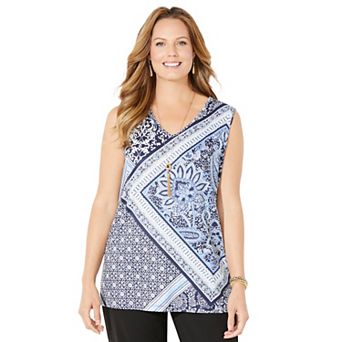 Catherines Women's Plus Size Anywear V-Neck Tank