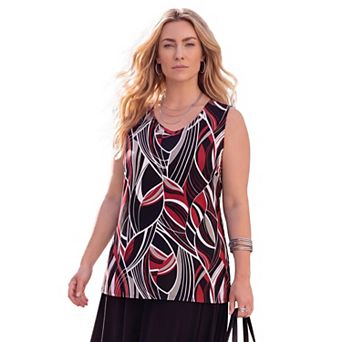 Catherines Women's Plus Size Anywear V-Neck Tank
