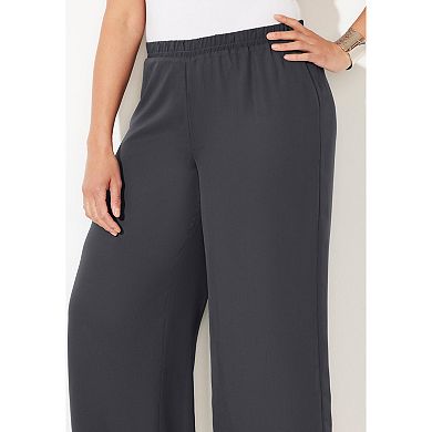 Catherines Women's Plus Size Petite Cocktail Pant