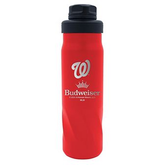 WinCraft Washington Nationals 2024 MLB x Budweiser 20oz. Morgan Water Bottle