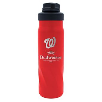 WinCraft Washington Nationals 2024 MLB x Budweiser 20oz. Morgan Water Bottle