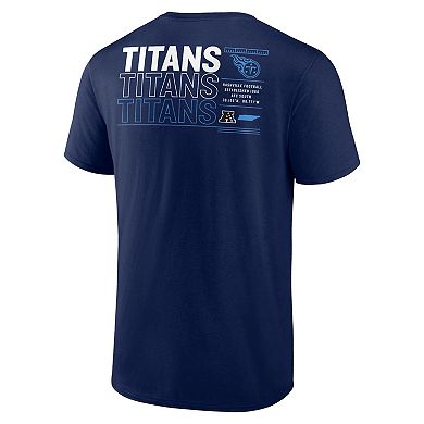 Men's Fanatics Navy Tennessee Titans Repeat Stats T-Shirt
