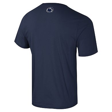 Men's Colosseum Navy Penn State Nittany Lions Color Pop Active Blend T-Shirt