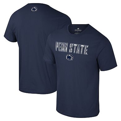Men's Colosseum Navy Penn State Nittany Lions Color Pop Active Blend T-Shirt