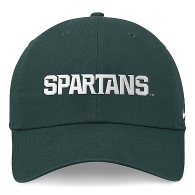 Men's Nike Green Michigan State Spartans 2024 On-Field Club Adjustable Hat