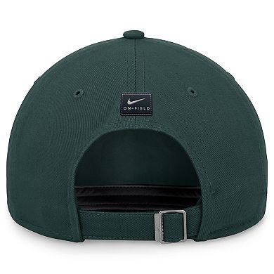 Men's Nike Green Michigan State Spartans 2024 On-Field Club Adjustable Hat