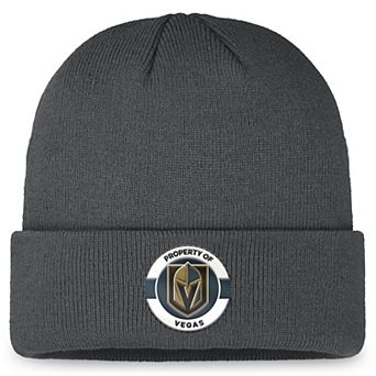 Men's Fanatics Charcoal Vegas Golden Knights Authentic Pro Training Camp Cuffed Knit Hat
