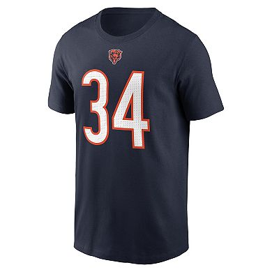 Men's Nike Walter Payton Navy Chicago Bears Retired Player Name & Number T-Shirt