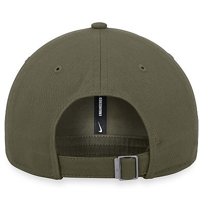 【在庫あり】New York Yankees Nike Club Performance Hat Men's Nike Olive New York Yankees Club Adjustable Hat