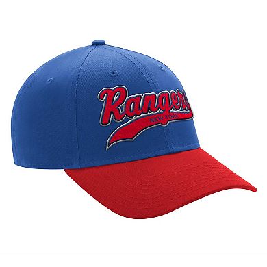 Men's Starter Blue/Red New York Rangers Two-Tone Tailsweep Mascot Adjustable Hat