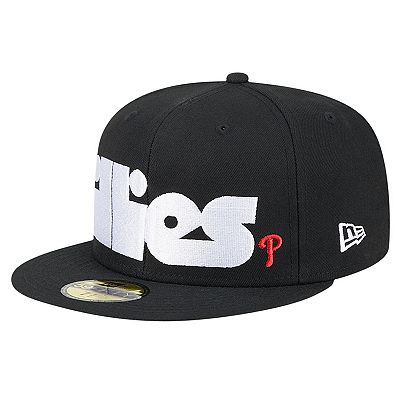 Black and white phillies hat on sale