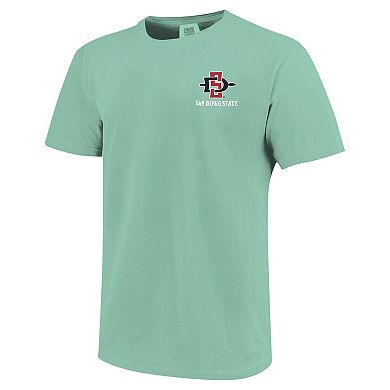 Unisex Light Green San Diego State Aztecs Scenic Comfort Colors T-Shirt