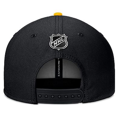 Men's Fanatics Black Boston Bruins 2024 NHL Draft Snapback Hat