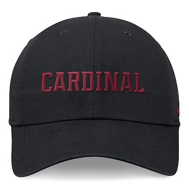Men's Nike Black Stanford Cardinal 2024 On-Field Club Adjustable Hat