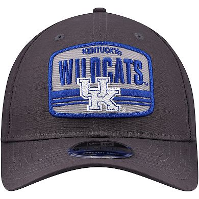 Men's New Era Charcoal Kentucky Wildcats Team Elevated 9SEVENTY Stretch-Snap Adjustable Hat