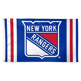 WinCraft New York Rangers 3' x 5' Logo Stripe Deluxe Single-Sided Flag
