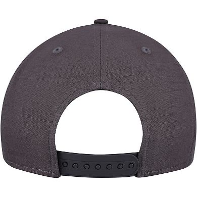 Men's New Era Charcoal Michigan Wolverines Team Elevated 9SEVENTY Stretch-Snap Adjustable Hat
