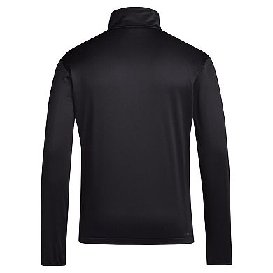 Men's adidas Black Washington Huskies 2024 Coaches Sideline Quarter-Zip Top